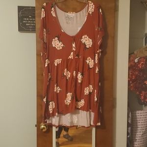 Super soft flower tee